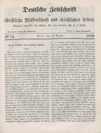 265-269 Genfs kirchliche und christliche Zustände