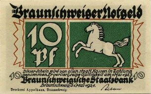 Notgeld - 10 Pfennig