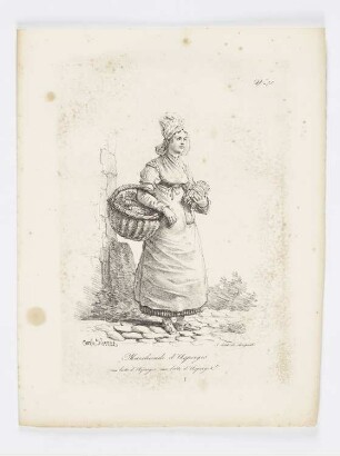 Marchande d’Asperges, Blatt 75 der Folge "Rufe von Pariser Straßenhändlern"
