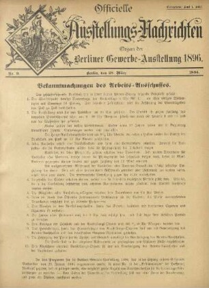 Nr. 9, 28. März 1896