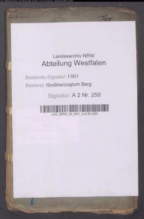 Das katholische Kirchenwesen zu Kurl