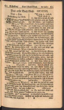 Das erste Buch Mose. Genesis