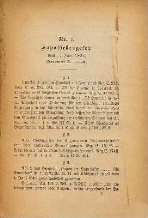 Das Hypothekenwesen im Königreich Bayern diesseits des Rheins : Supplement enthaltend die seit dem Jahre 1822 ... Aenderungen ...