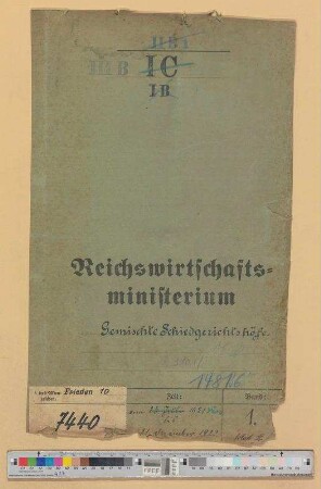 Gemischte Schiedsgerichtshöfe: Bd. 1