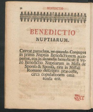 Benedictio Nuptiarum