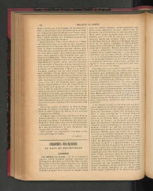 Colonies Francaises.