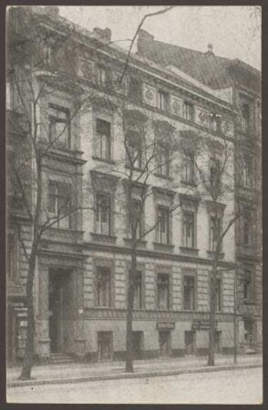 Ansichtskarte "Haus des Verbandes Deutscher Post- und Telegraphenbeamten", Großbeerenstraße 82a