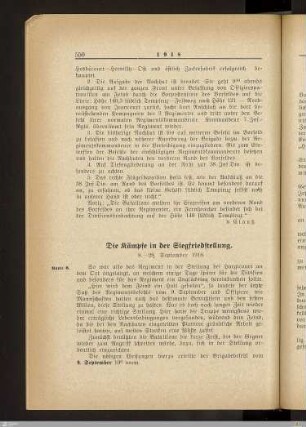 Die Kämpfe in der Siegfriedstellung