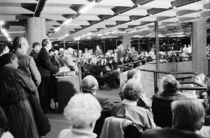 Freiburg: Ausstellung, Das ewige Gold der Menschen, Eröffnungsfeier in der Universitätsbibliothek