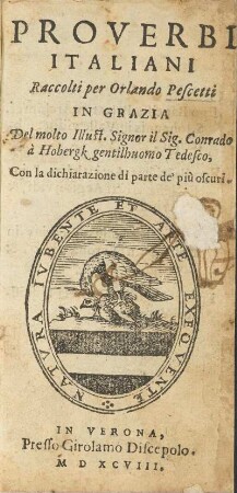 PROVERBI ITALIANI