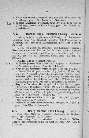 F. 3. Joachim Daniel Christian Ebeling.