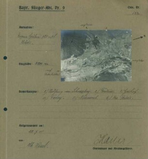 Foto eigener Gräben südwestlich von Urbeis (Orbey) (Luftbild)