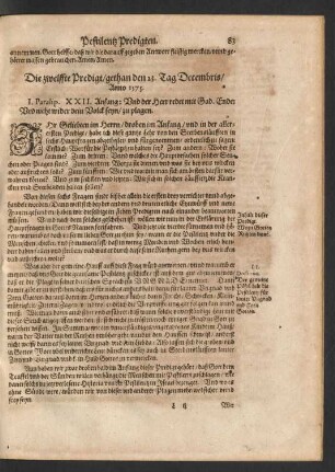 Die zwelffte Predigt/ gethan den 23. Tag Decembris/ Anno 1575.