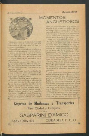 Momentos angustiosos