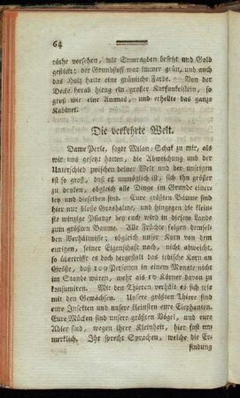 Die verkehrte Welt.