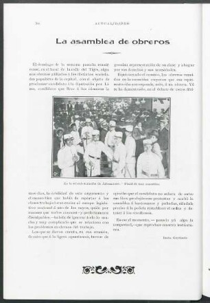 La asamblea de obreros