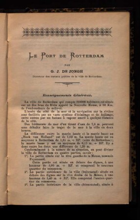 Le Port de Rotterdam