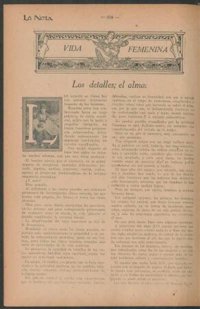 Vida femenina : Los detalles; el alma