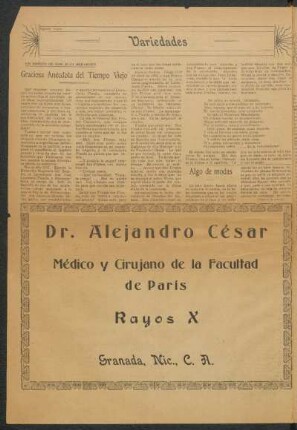 Graciosa anécdota del tiempo viejo : Un soneto de Don Juan Iribarren