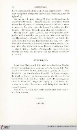 Ernennungen