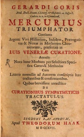 Mercurius triumphator