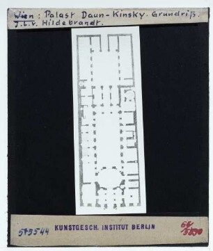 Wien, Palais Daun-Kinsky : Grundriss