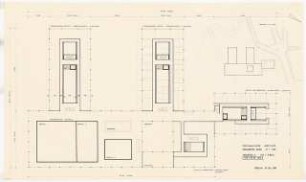 Physikalische Institute der Universität Köln: Grundriss EG und Lageplan, 1:200