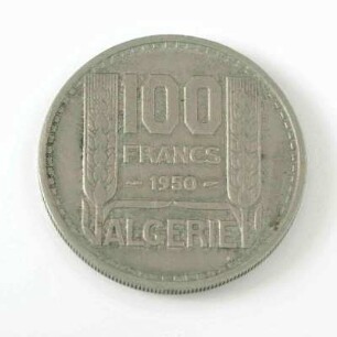 100 Francs - Münze Algerien