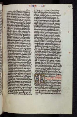 Zierinitiale (Prolog zum Mathäus): M(atheus)