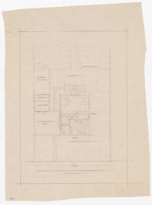 Eisenbahner-Siedlung: Lageplan M 1:100