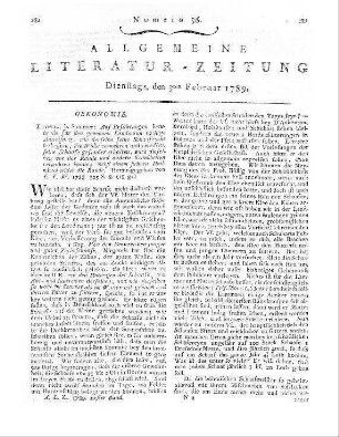 Journal für die Gärtnerey, welches eigene Abhandlungen, Auszüge und Urtheile der neuesten Schriften, so vom Gartenwesen handeln, auch Erfahrungen und Nachrichten enthält. - Stuttgart : Metzler St. 15. - 1788