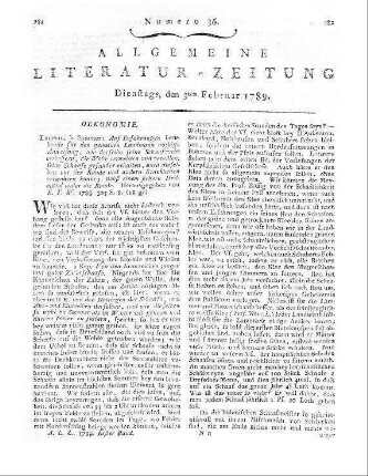 Journal für die Gärtnerey, welches eigene Abhandlungen, Auszüge und Urtheile der neuesten Schriften, so vom Gartenwesen handeln, auch Erfahrungen und Nachrichten enthält. - Stuttgart : Metzler St. 15. - 1788