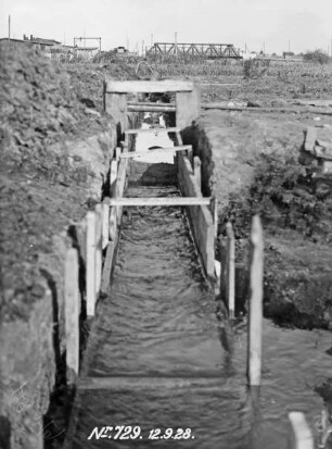 Bau des alten Fuhse-Dükers /Mittellandkanal