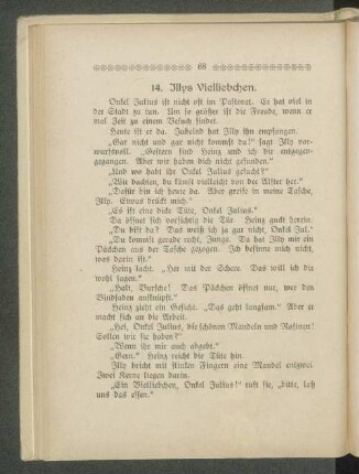 14. Illys Vielliebchen.