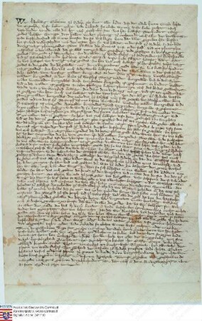 Nidda: Gräfin Heilwig zu Nidda bekennt, dass ihr Graf Johann v. Ziegenhain, ihr Schwiegersohn, und seine Hausfrau Luckard, ihre Tochter, 200 Mark ...