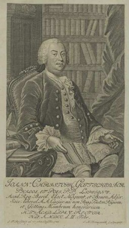 Bildnis des Joann Christoph Gottsched