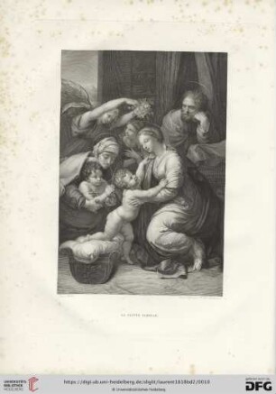 (La Sainte Famille, par Raphaël - Judith, par Philippe Van-Dyck)
