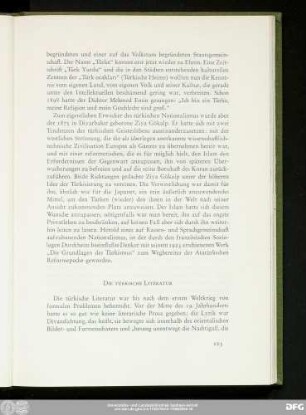 Die türkische Literatur