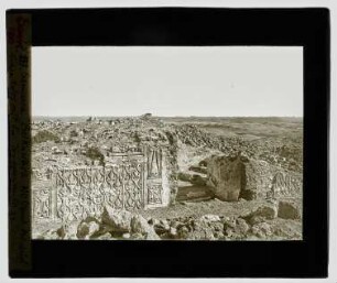 Stuckdekorationen, Balkuwara, Südhof, Nordostwand