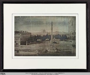 Die Piazza del Popolo in Rom