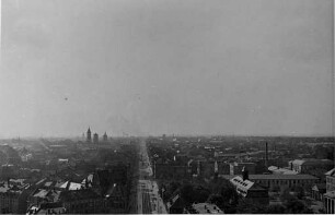 Zerstörungen Zweiter Weltkrieg - Luftangriff auf Karlsruhe am 02./03.09.1942. Luftschutz-Revier I. Stadtgebiet
