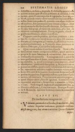 Caput XVI. De tractatione imaginis rei.