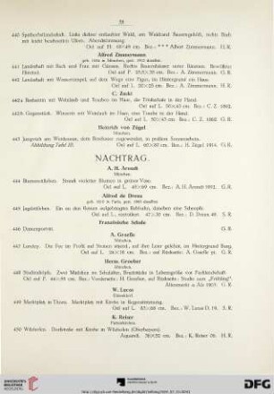 Nachtrag (Nr. 444-454)