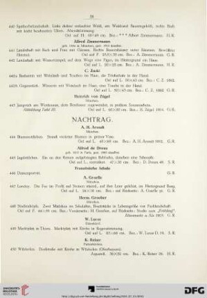 Nachtrag (Nr. 444-454)