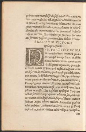 Praefatio Victoris episcopi Capuani.