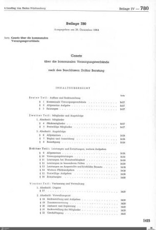 Gesetz über die kommunalen Versorgungspläne