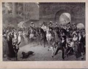 Einzug der Verbündeten in Paris am 31. März 1814