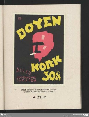 Doyen Kork. Adler Compagnie Dresden