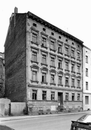 Görlitz, Bautzener Straße 28. Wohnhaus (um 1880). Straßenansicht