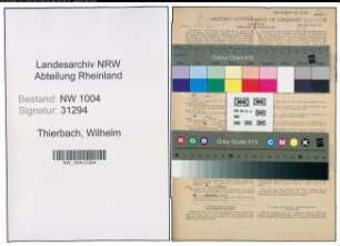 Entnazifizierung Wilhelm Thierbach , geb. 16.09.1895 (Kaufmann)